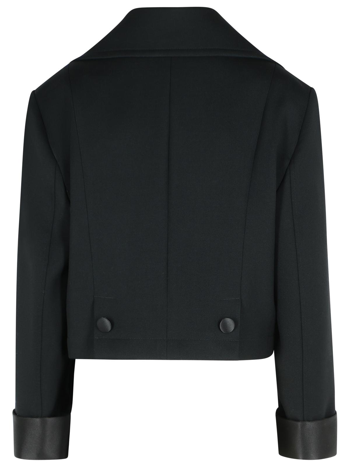 Dolce & Gabbana Black Virgin Wool Blend Jacket Women DOLCE & GABBANA