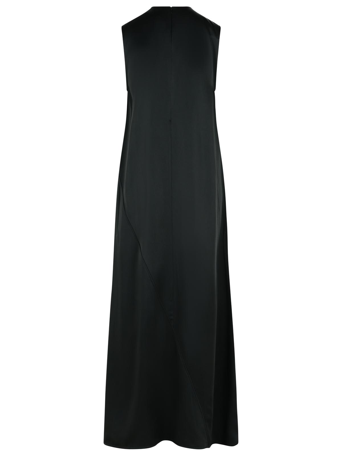 Jil Sander Dress In Black Acetate Blend Women JIL SANDER