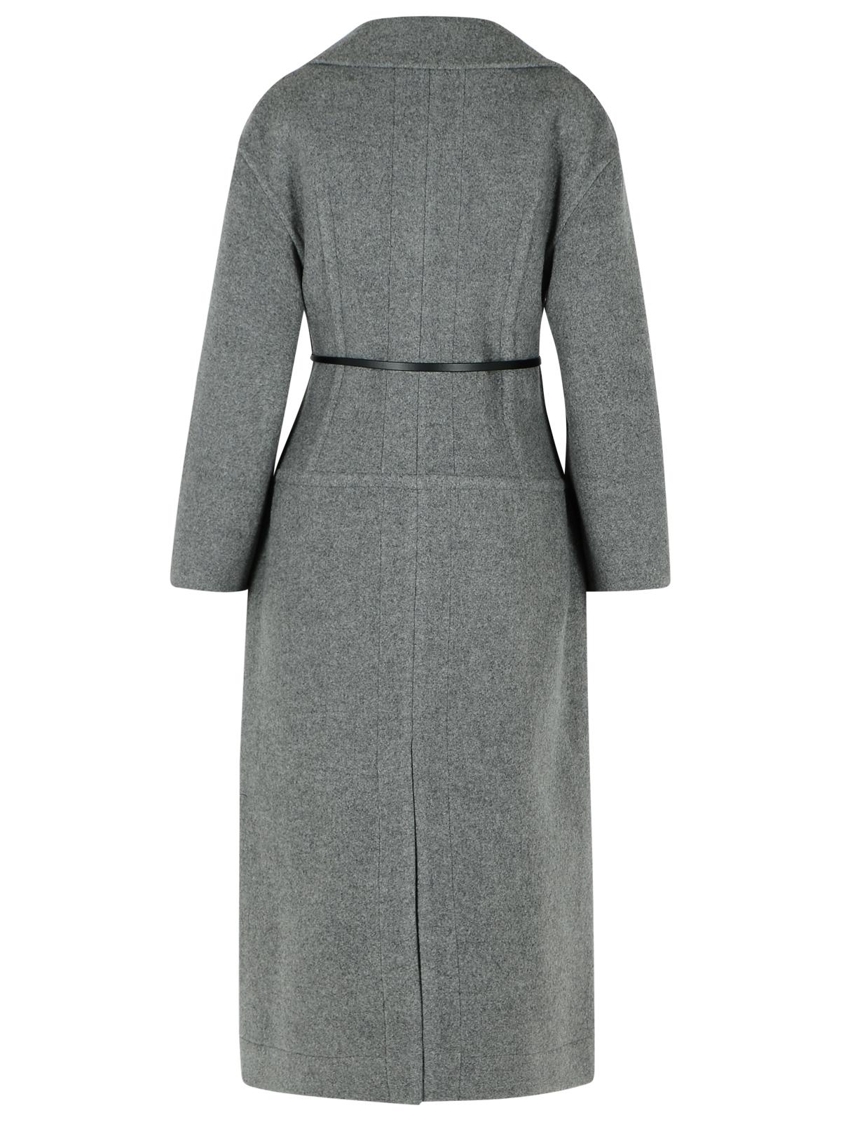 Jil Sander Grey Virgin Wool Coat Women JIL SANDER