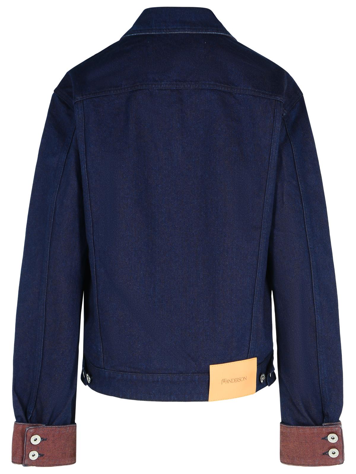 Jw Anderson Blue Cotton Jacket Women J.W. ANDERSON