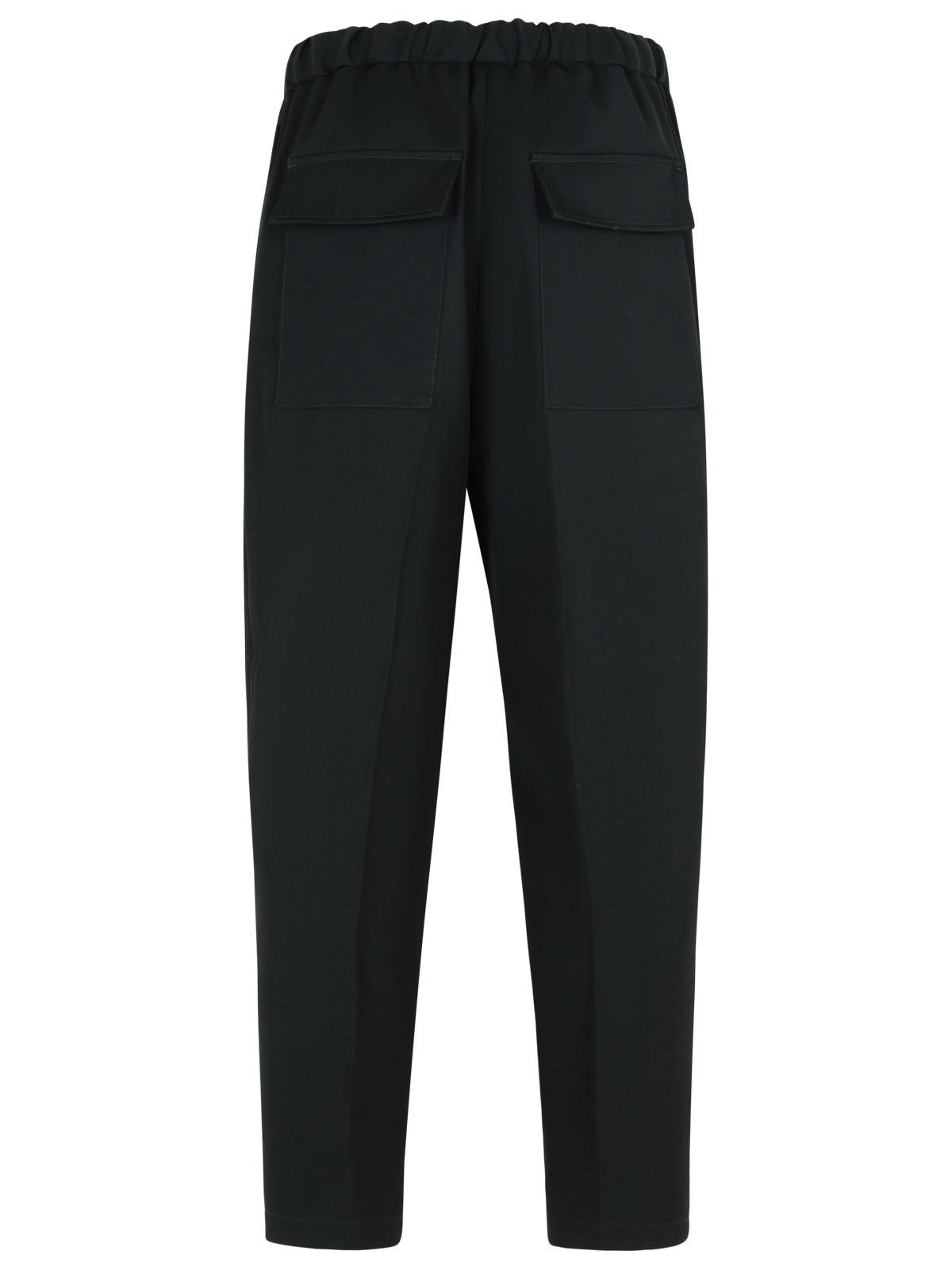 Jil Sander Black Wool Pants Men JIL SANDER