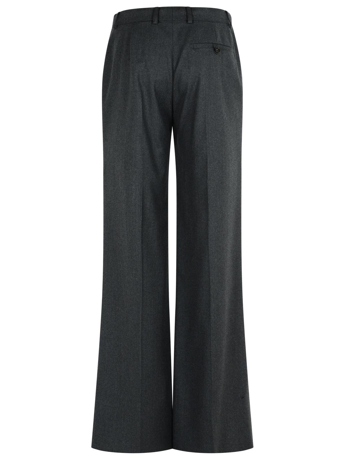 Stella Mccartney 'Flare' Grey Wool Pants Cenere Women STELLA MCCARTNEY