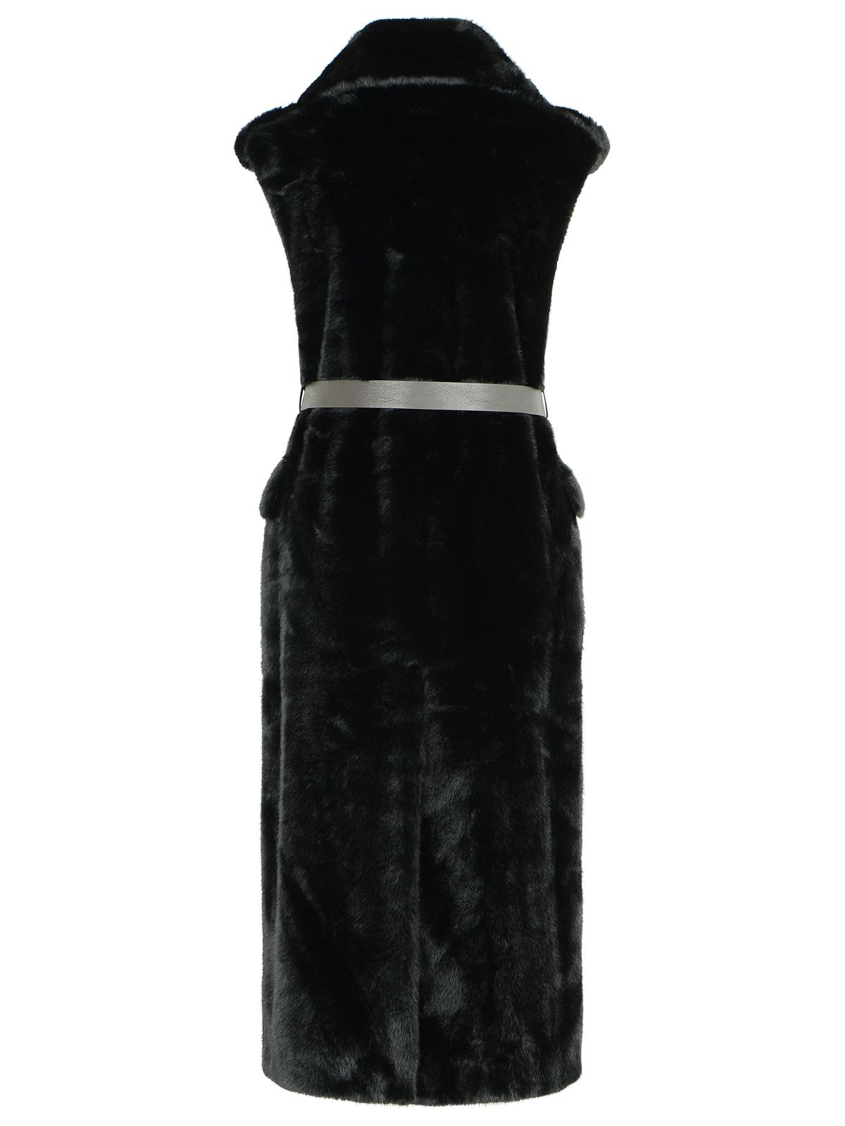 P.A.R.O.S.H. Black Faux Fur Coat Women P.A.R.O.S.H.
