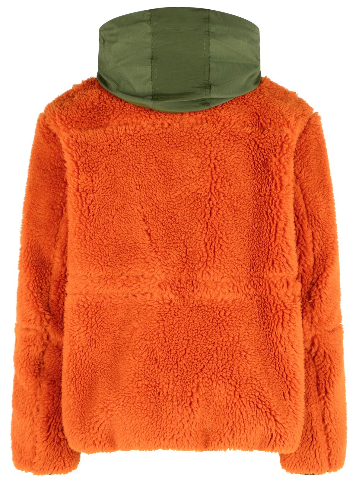 Sacai 'Sherling' Orange Wool Blend Jacket Men SACAI