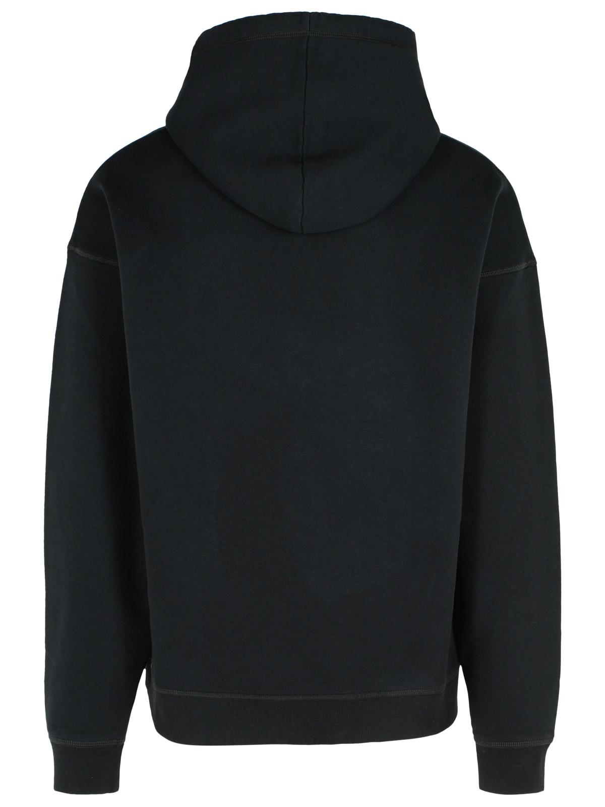 Dsquared2 Black Cotton Sweatshirt Men DSQUARED2