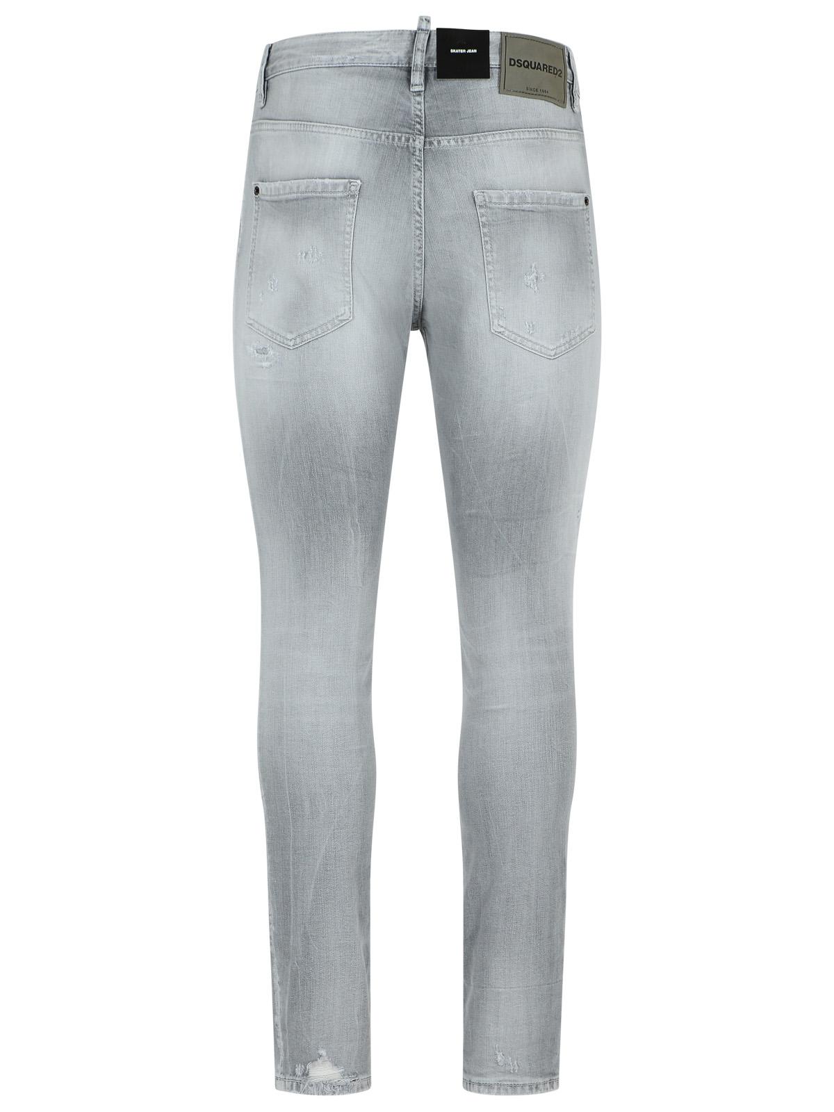 Dsquared2 'Skater' Grey Cotton Denim Jeans Men DSQUARED2