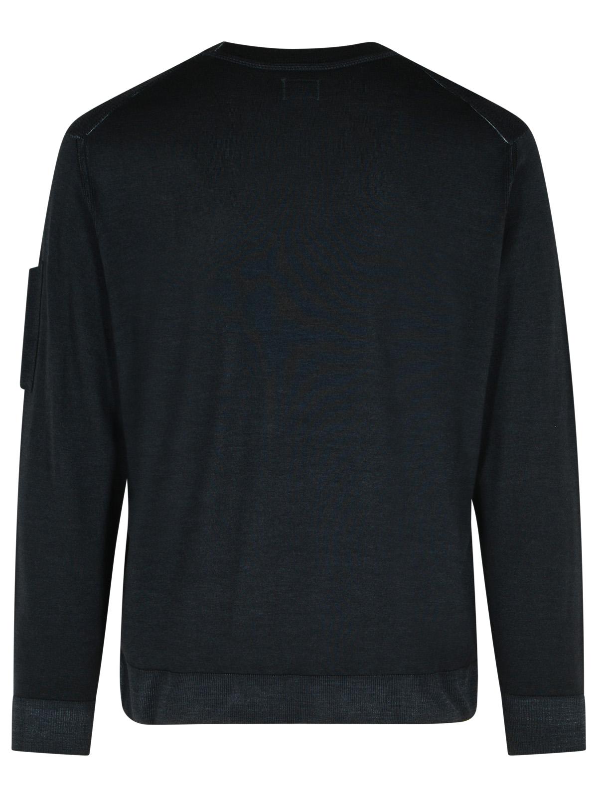 C.P. Company Black Wool Sweater Men C.P. COMPANY