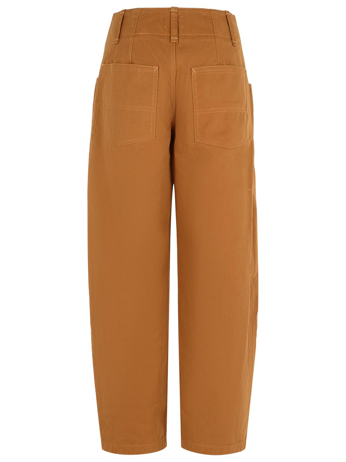 Isabel Marant 'Oumaya' Cotton Cognac Pants Women ISABEL MARANT