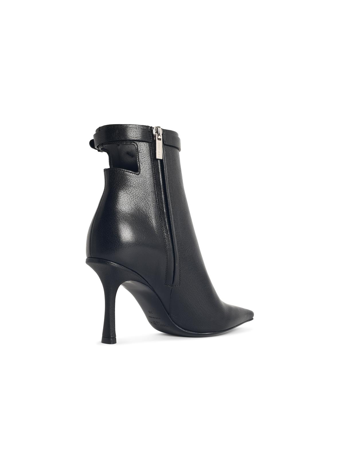 Jimmy Choo 'Camie' Black Leather Ankle Boots Women JIMMY CHOO