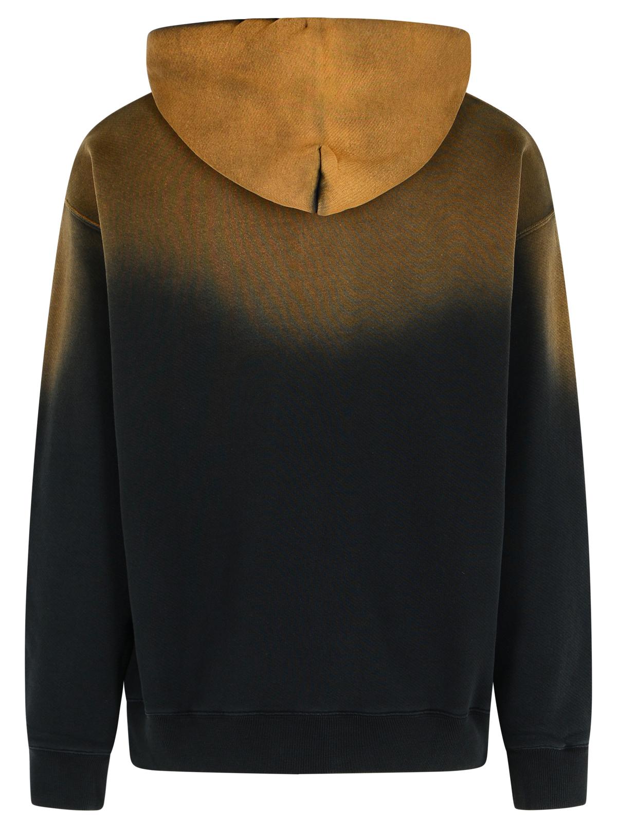 Off-White 'Laudry Diagonal' Dirty Black Cotton Sweatshirt Men