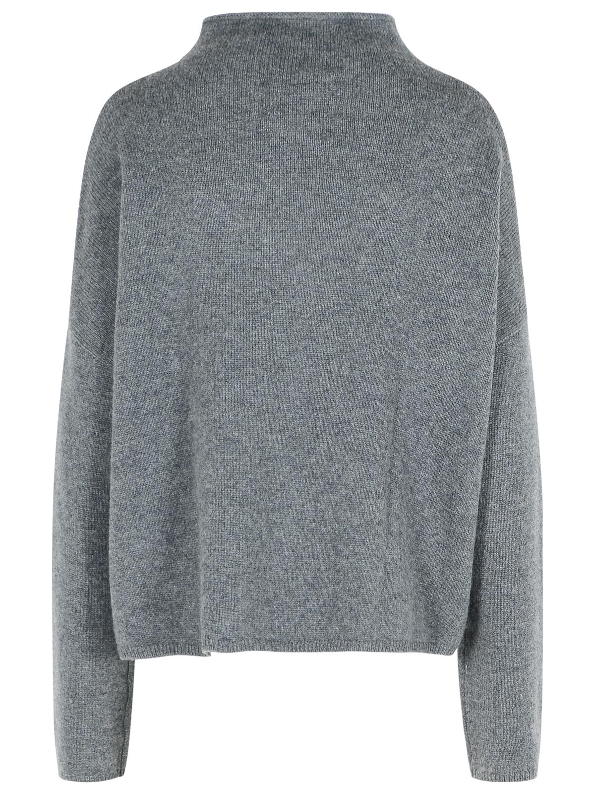 Lisa Yang 'Sandy' Graphite Cashmere Sweater Women LISA YANG