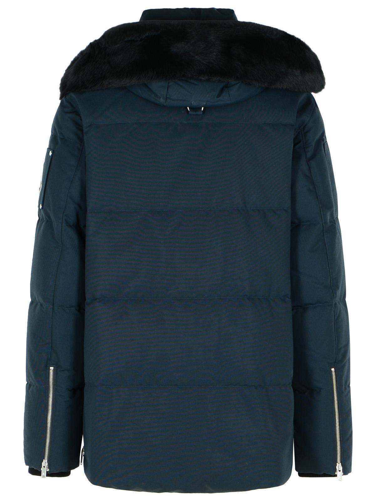 Moose Knuckles 'Original 3Q' Navy Cotton Blend Down Jacket Men MOOSE KNUCKLES