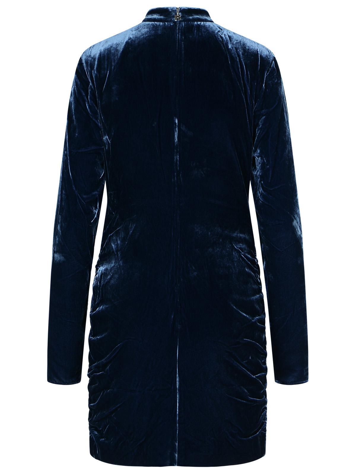 Rotate 'Vilma' Dress In Blue Silk Blend Women ROTATE
