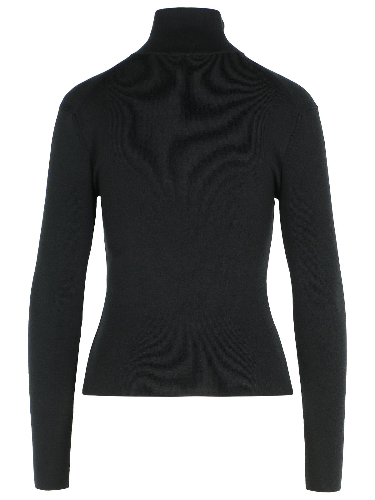 Courreges Black Merino Wool Sweater Women COURREGES