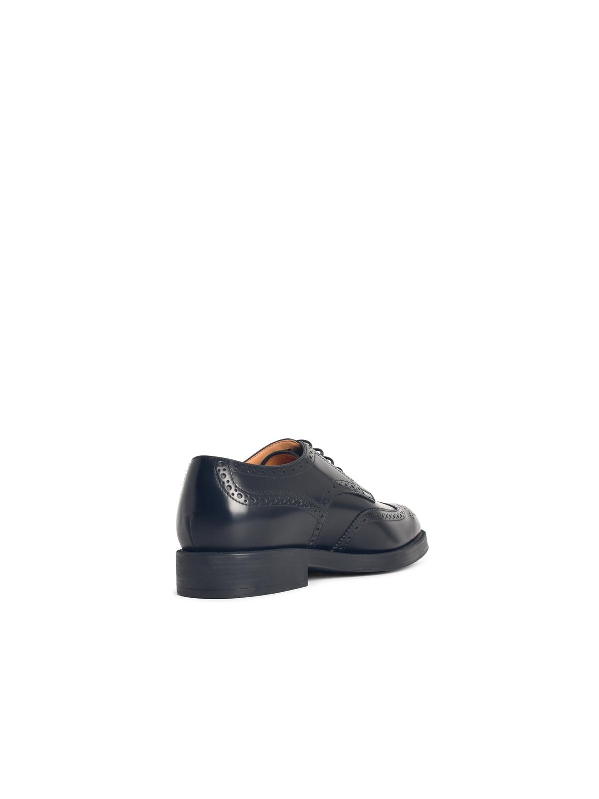 Tod's Black Leather Lace-Up Shoes Men TOD'S