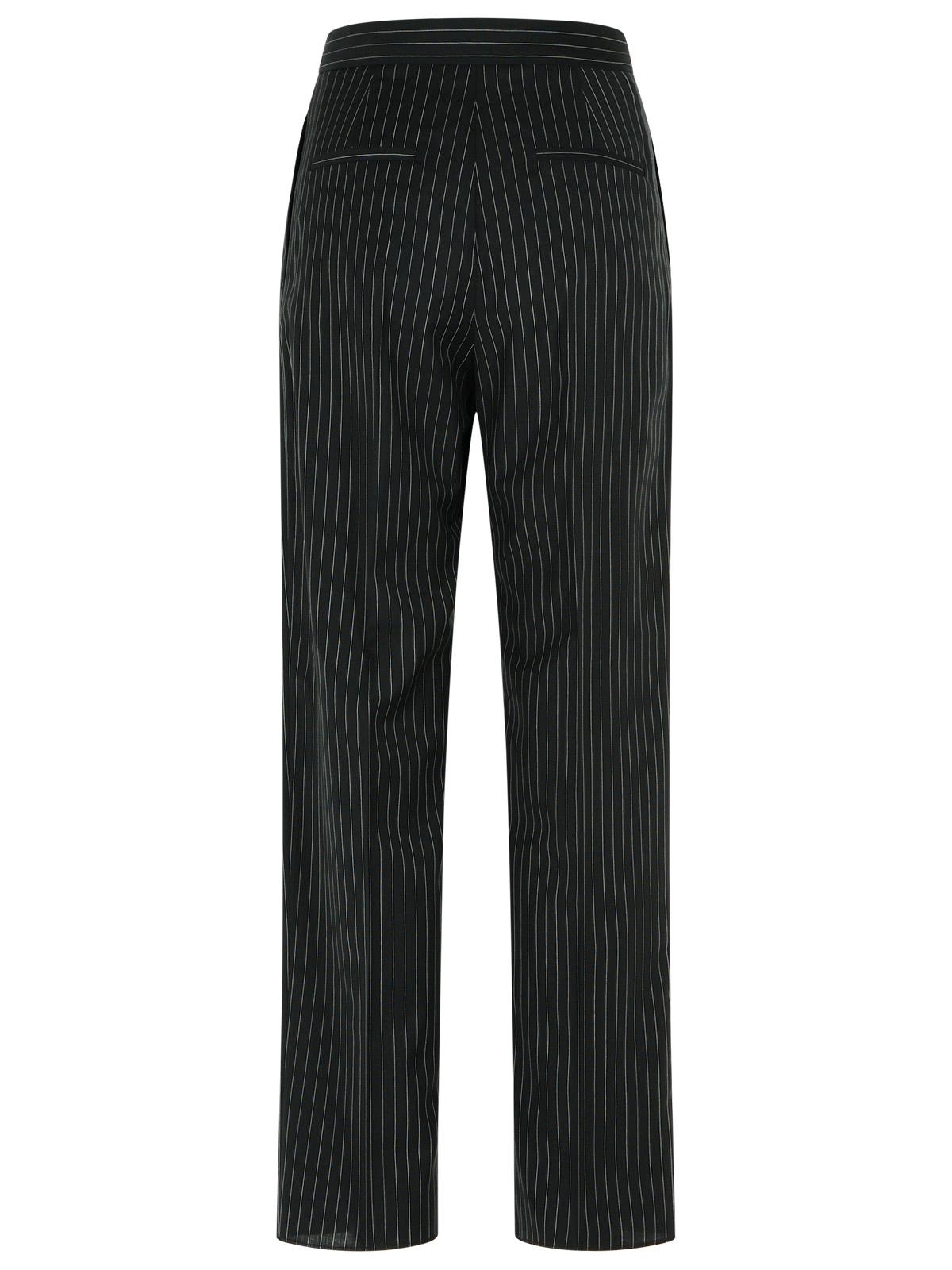 Max Mara 'Sesamo Carrot' Black Virgin Wool Tela Pants Women MAX MARA