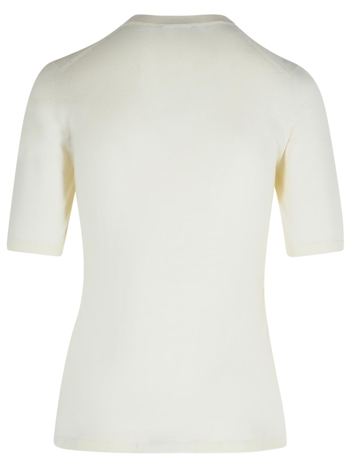 Max Mara 'Gerico' White Virgin Wool Sweater Women MAX MARA