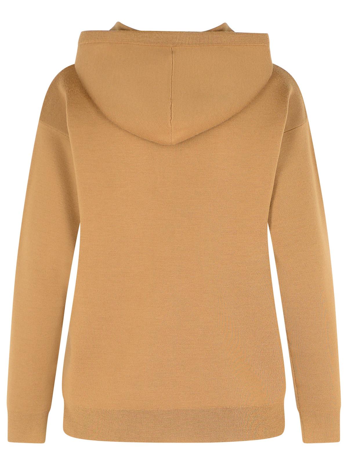 Max Mara Camel Virgin Wool Sweatshirt Women MAX MARA