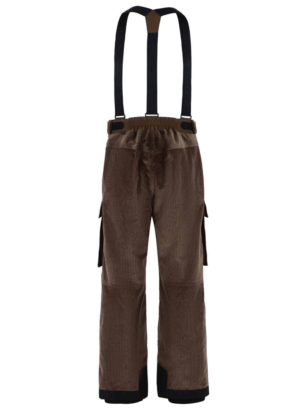 Moncler Grenoble Brown Corduroy Padded Ski Overalls Men MONCLER GRENOBLE