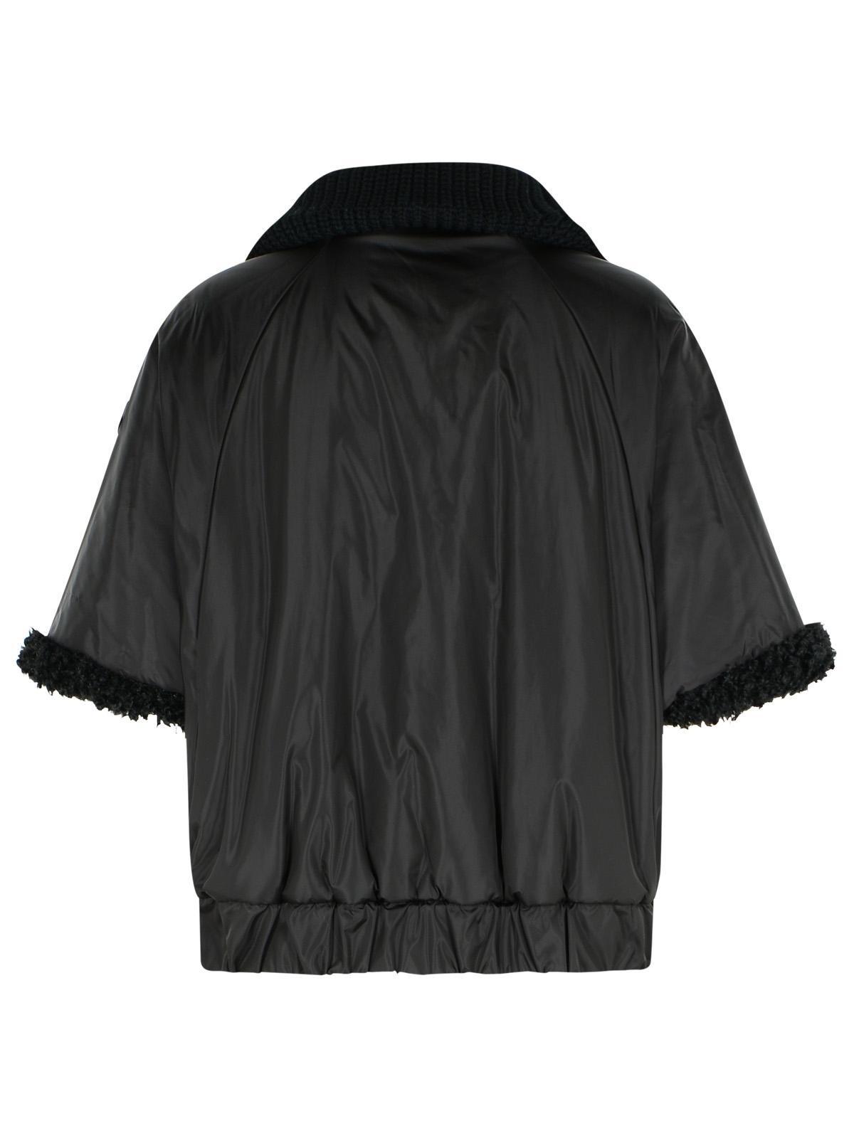 Moncler Reversible Hood In Black Polyester Women MONCLER