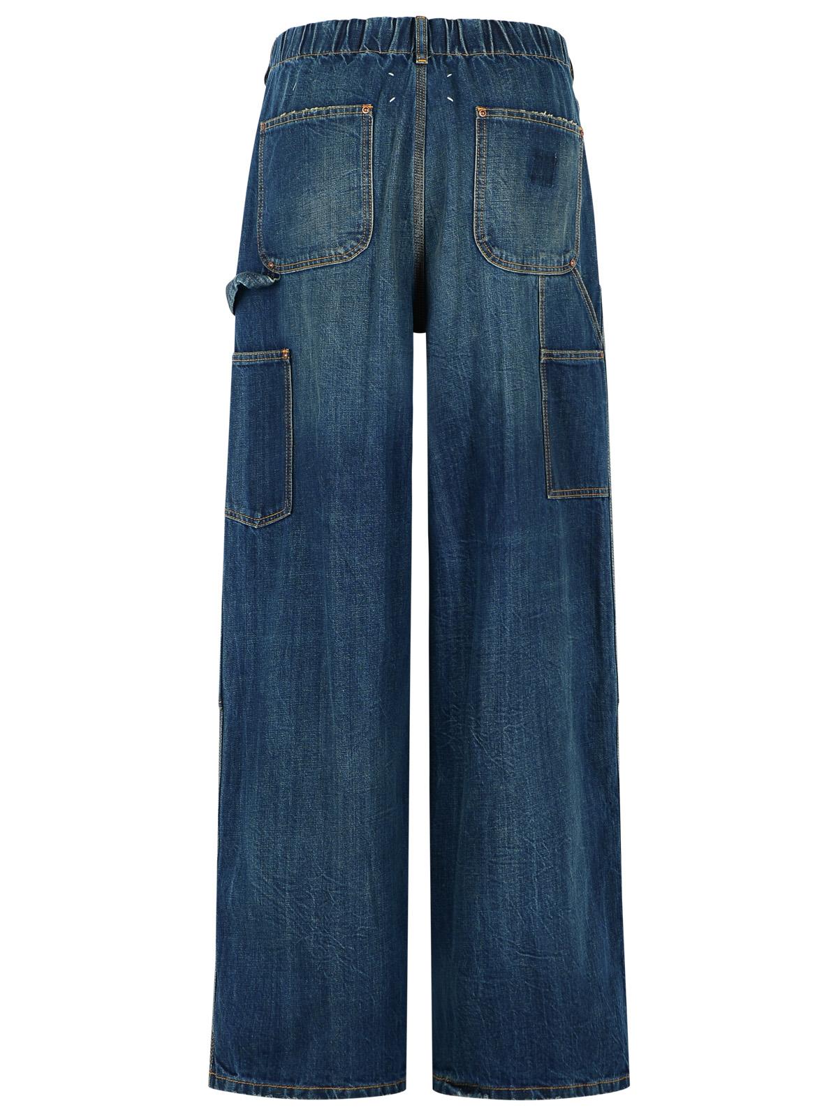 Maison Margiela 'Carpenter' Blue Cotton Jeans Women MAISON MARGIELA