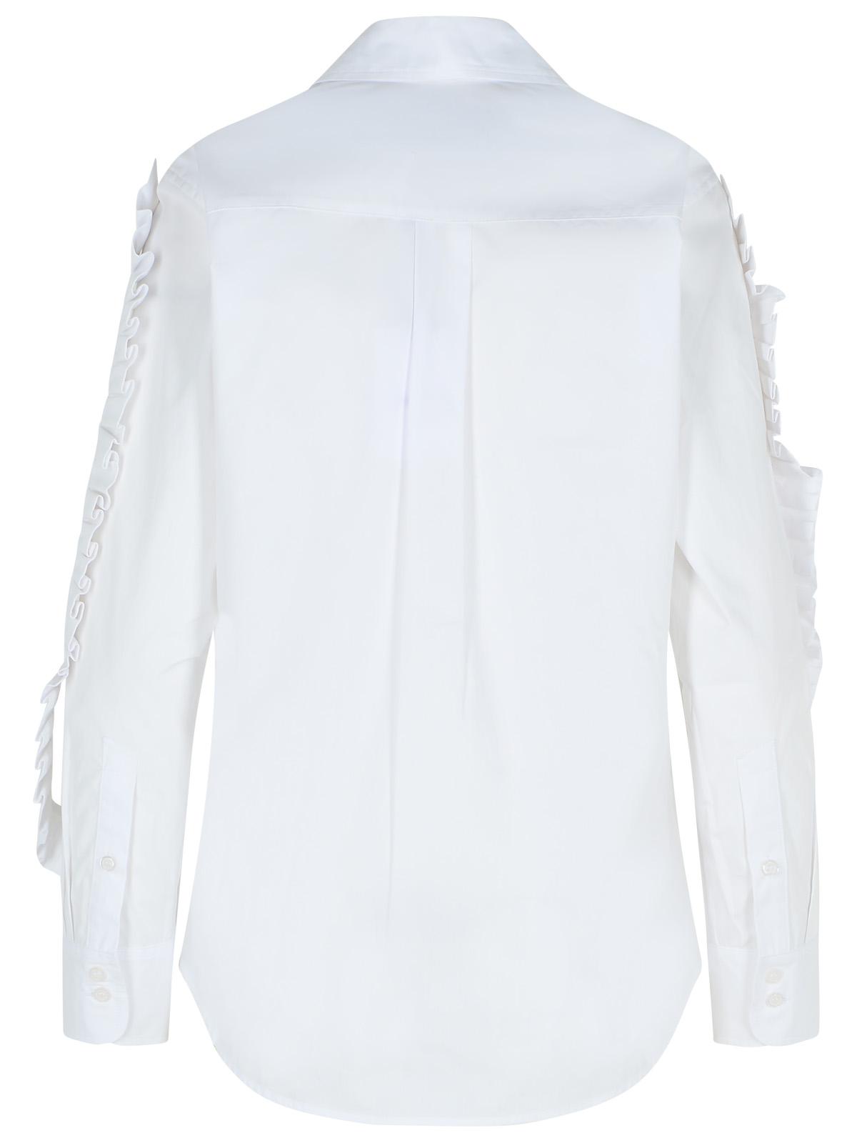 Coperni 'Ruffle' White Cotton Shirt Women COPERNI