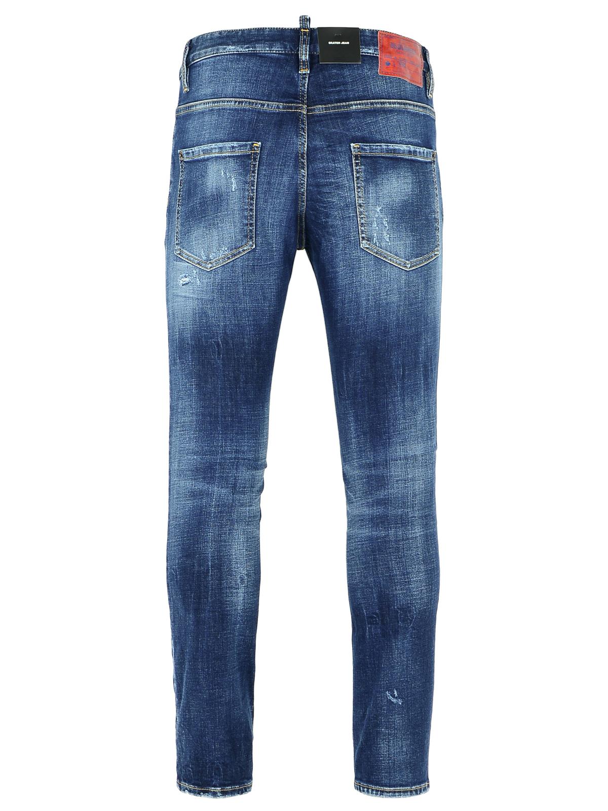 Dsquared2 Blue Cotton Jeans Men DSQUARED2