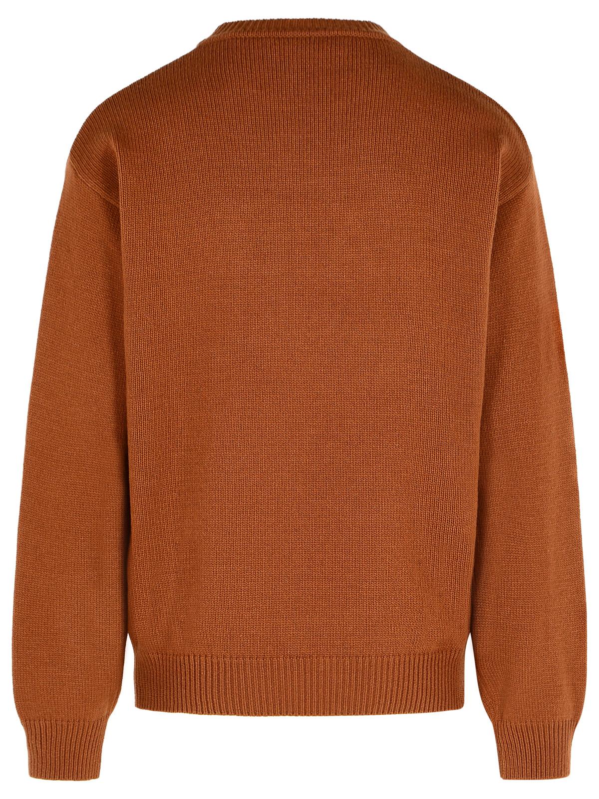 Marni Brown Virgin Wool Sweater Men MARNI