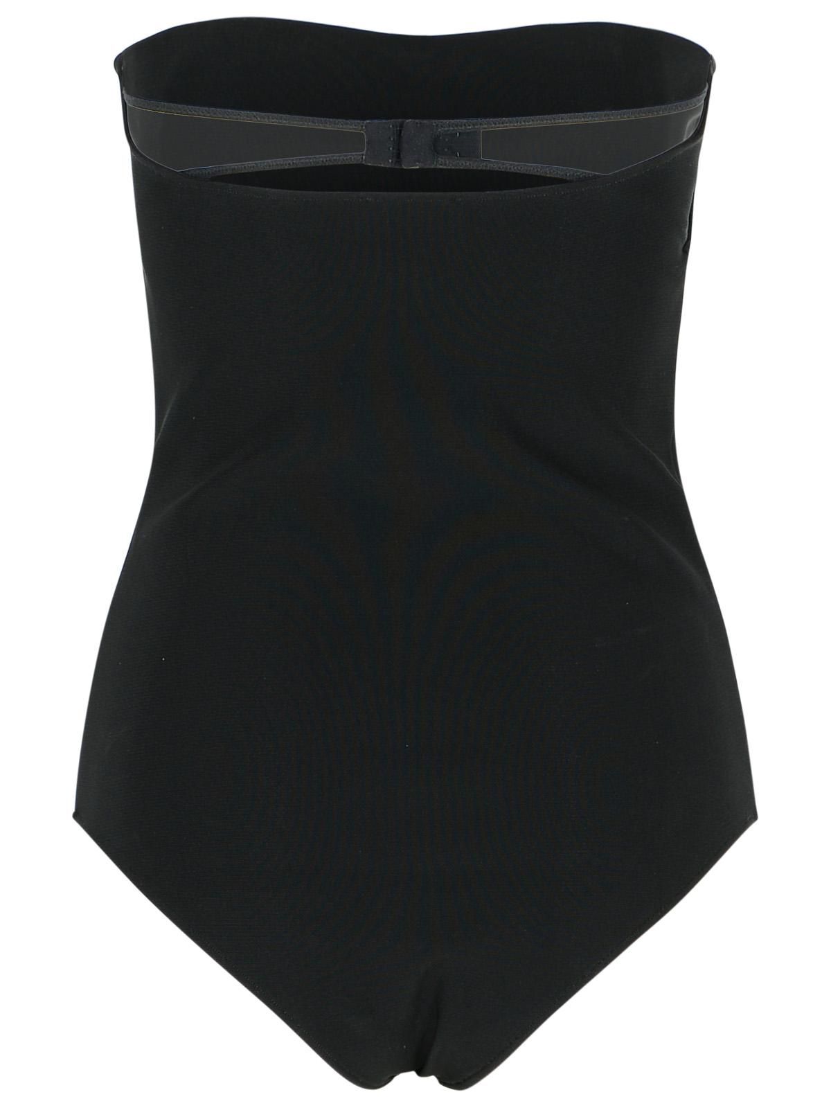 Courreges Black Viscose Blend Bodysuit Women COURREGES