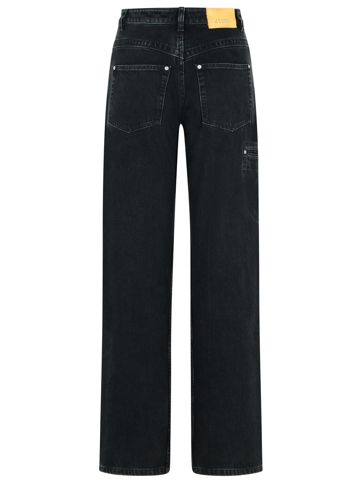 Isabel Marant 'Stely' Black Denim Pants Women ISABEL MARANT