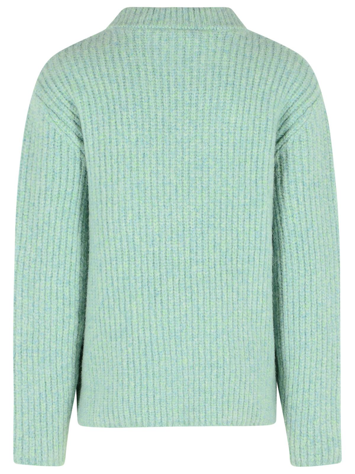 Sefr Darko' Sweater In Green Wool And Alpaca Blend Men SEFR