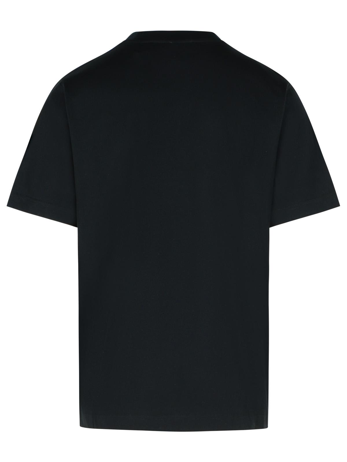 Burberry 'Seth' Black Cotton T-Shirt Men BURBERRY