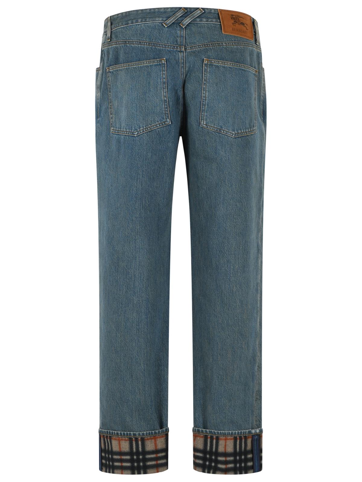 Burberry 'Dexter' Light Blue Cotton Jeans Men BURBERRY