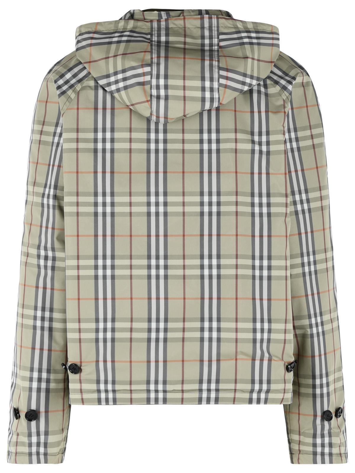 Burberry Reversible Green Cotton 'Check' Jacket Men BURBERRY