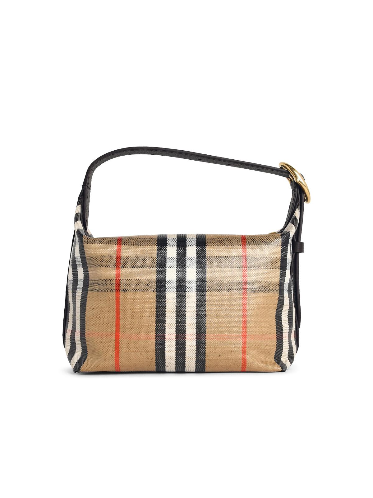 Burberry 'Highlands' Mini Boreson In Beige Sand Cotton Blend Women