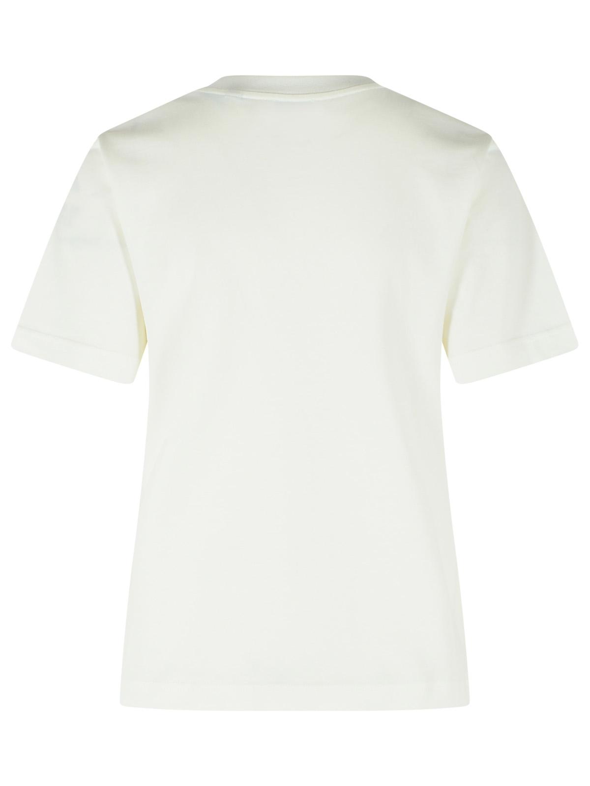 Burberry 'Frankie' White Cotton T-Shirt Women BURBERRY