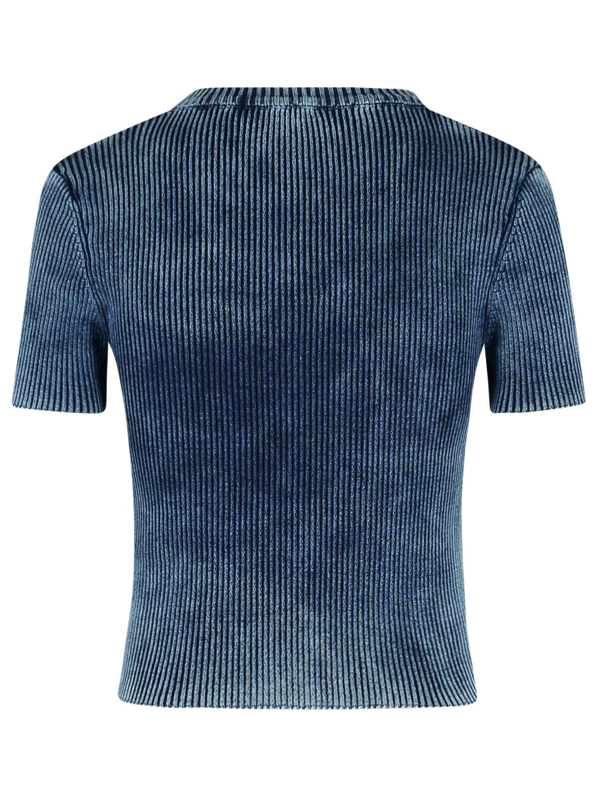 Diesel 'M-Anchor' Dark Blue Cotton T-Shirt Women DIESEL