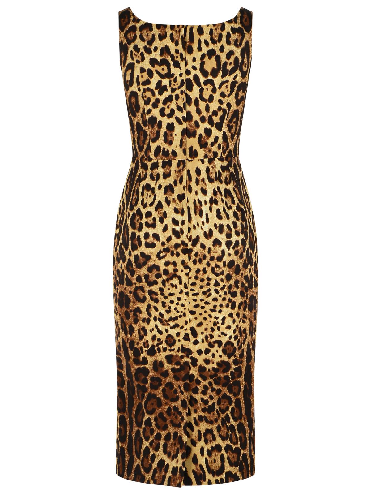 Dolce & Gabbana Leopard-Print Silk Dress Women DOLCE & GABBANA