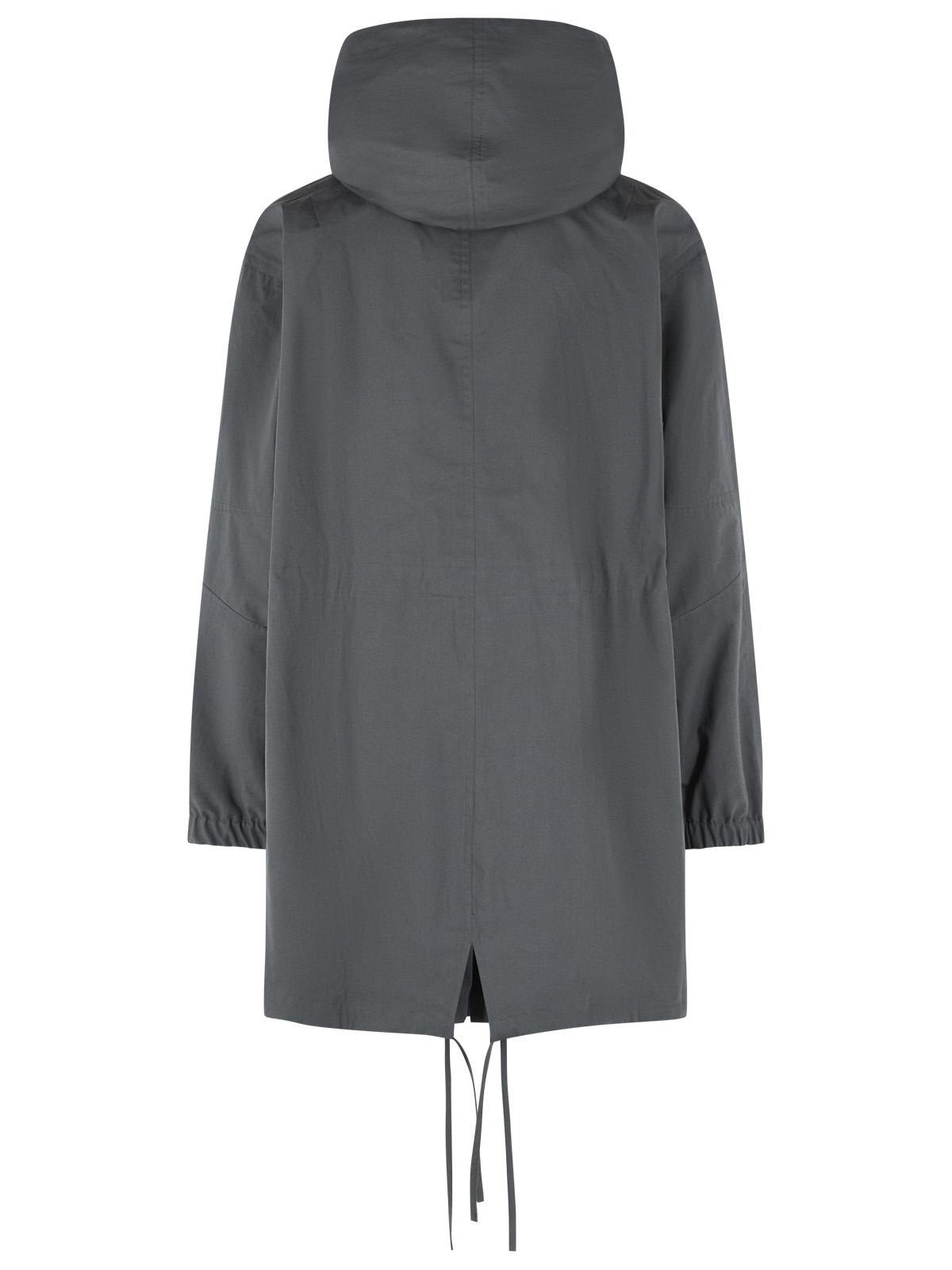 Dries Van Noten 'Voxer' Grey Cotton Parka Men DRIES VAN NOTEN