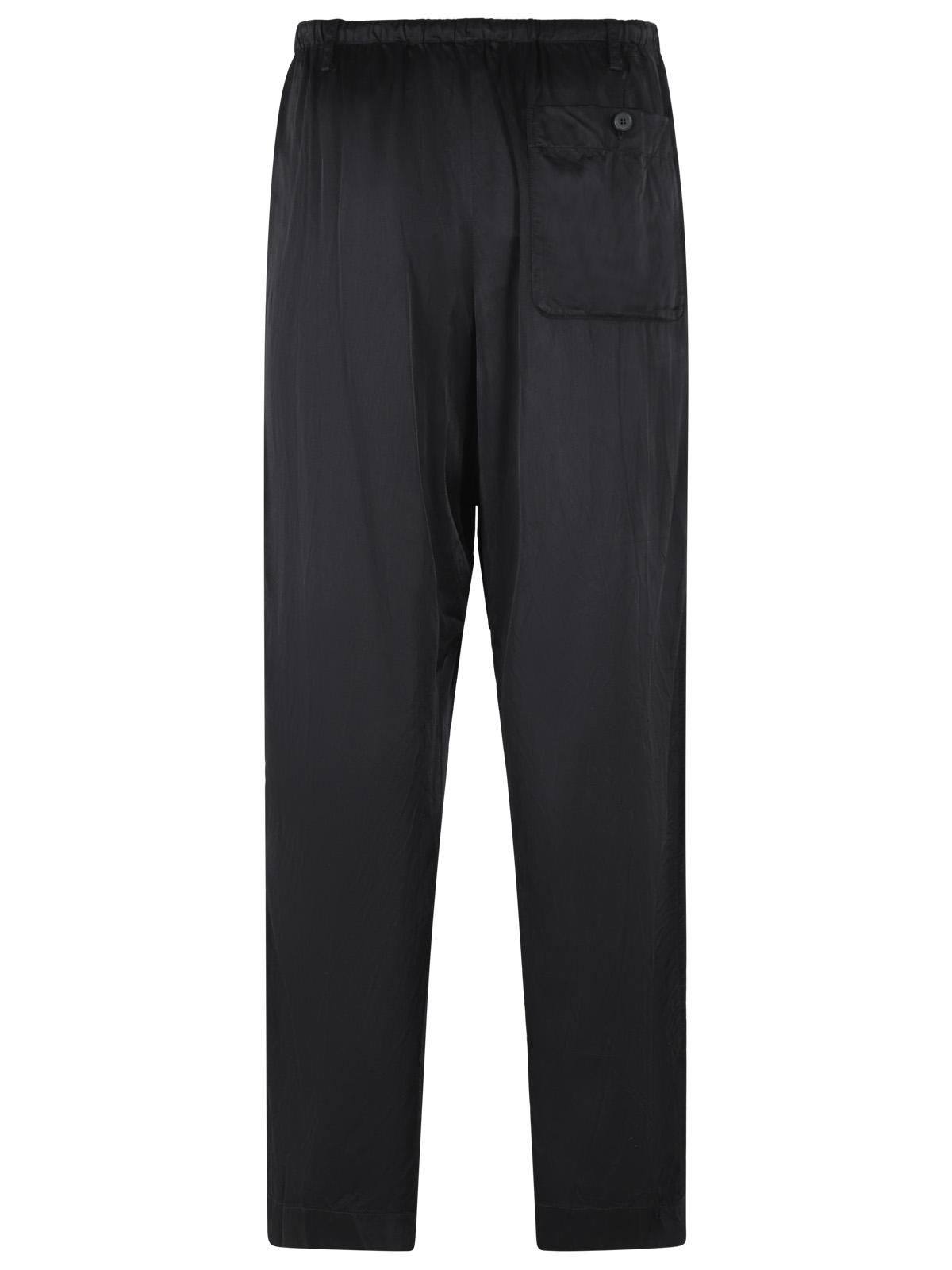 Dries Van Noten 'Penny' Black Cotton Blend Pants Men DRIES VAN NOTEN