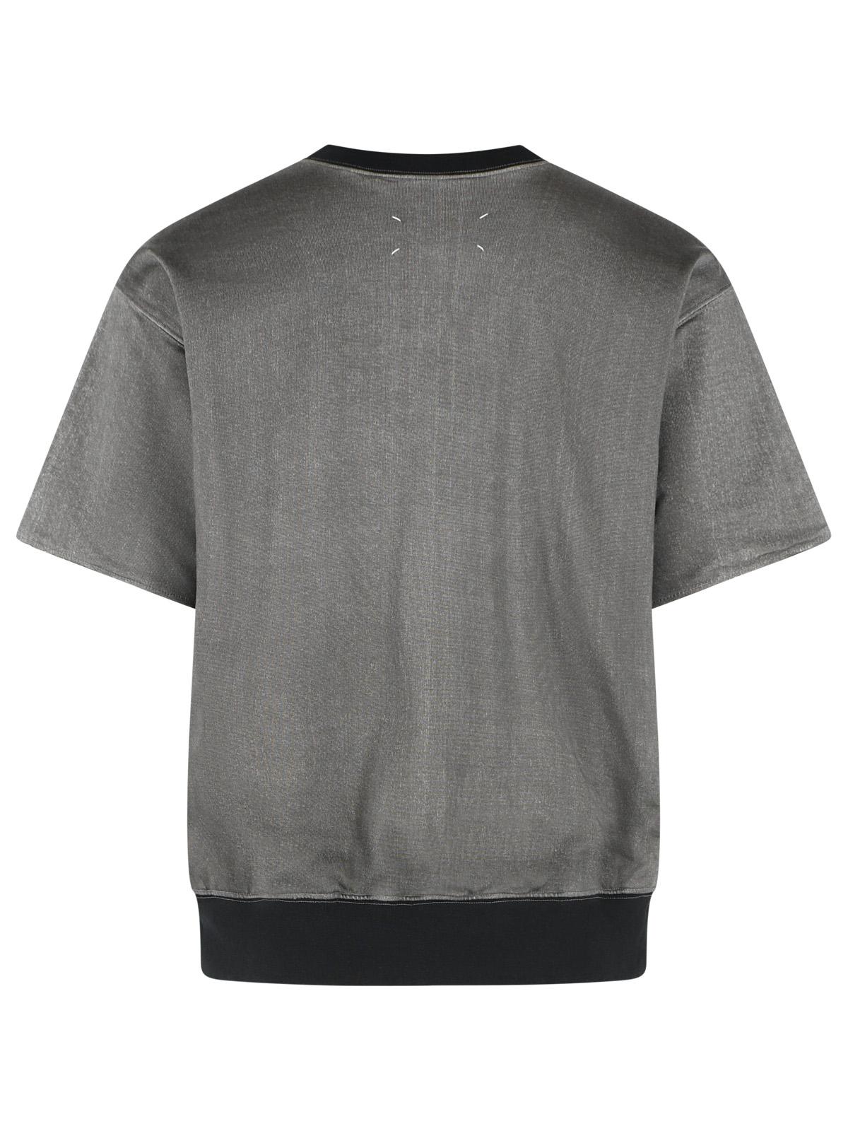 Maison Margiela Viscose And Grey Cotton T-Shirt Men MAISON MARGIELA