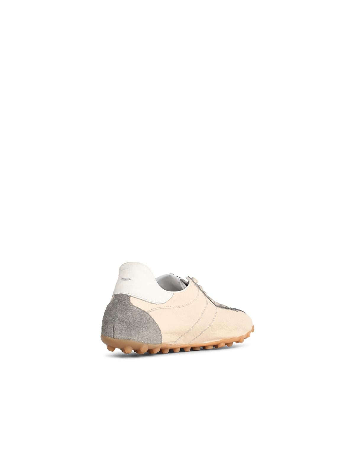 Maison Margiela 'Sprinters' Ivory Fabric Sneakers Men MAISON MARGIELA