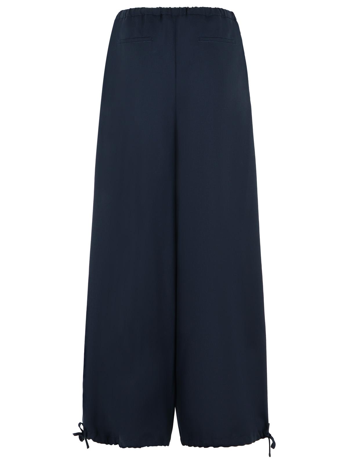 Marni Blue Virgin Wool Trousers Women MARNI