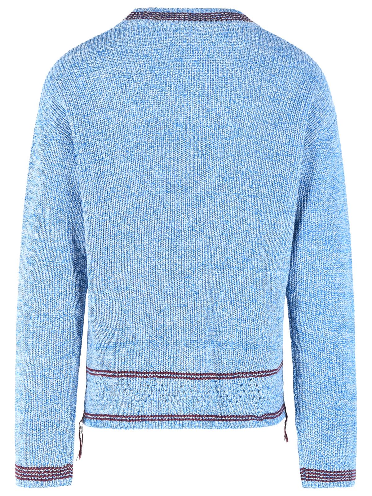 Marni Light Blue Cotton Sweater Men MARNI