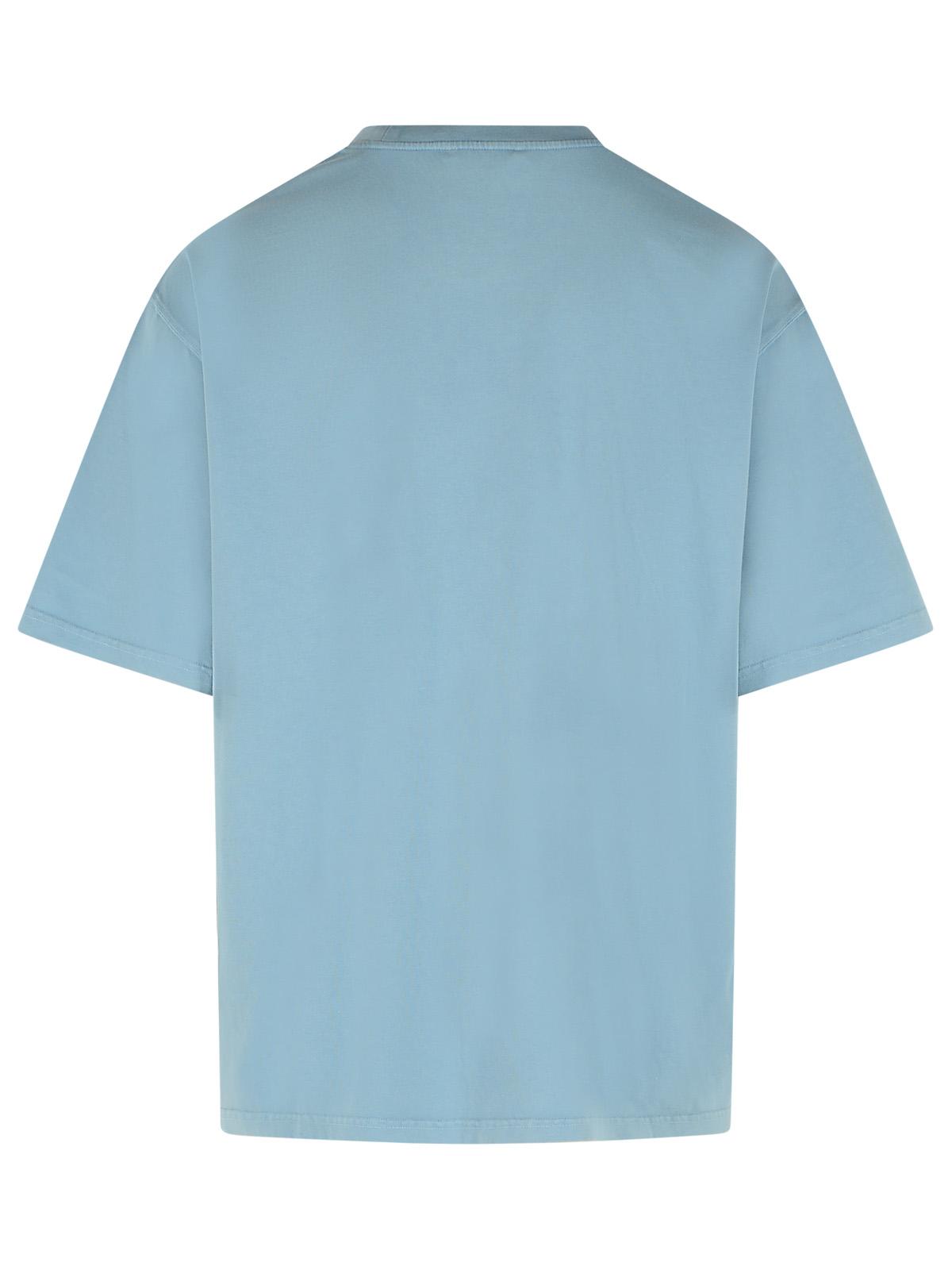 Marni Light Blue Cotton T-Shirt Men MARNI