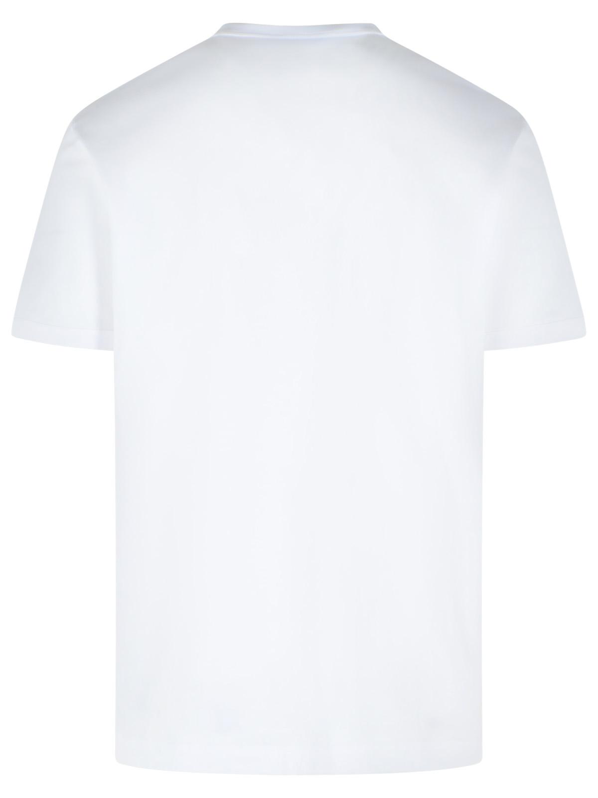 Dolce & Gabbana White Viscose Blend T-Shirt Men DOLCE & GABBANA