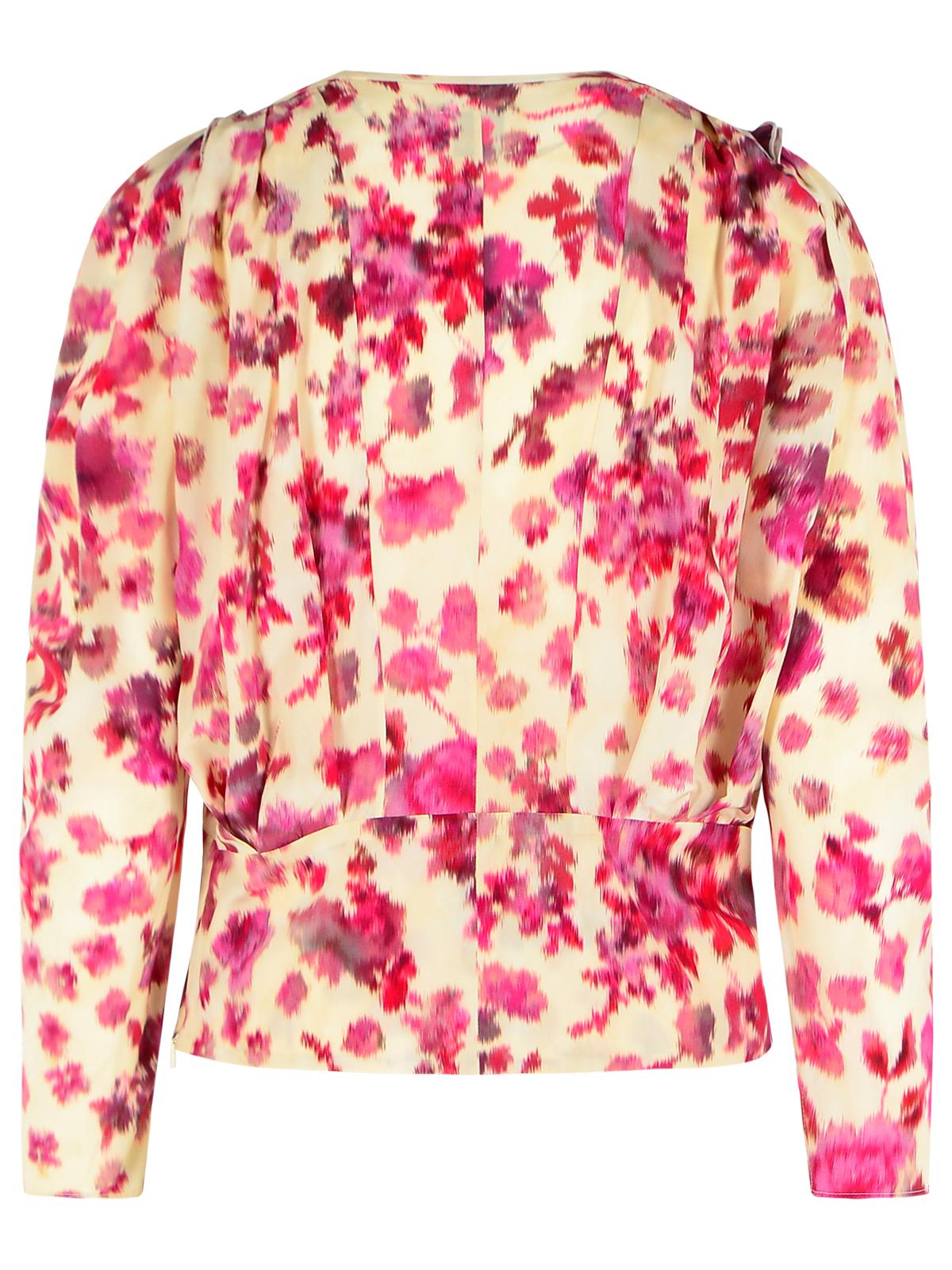 Isabel Marant 'Zarga' Pink Stretch Silk Blouse Women ISABEL MARANT