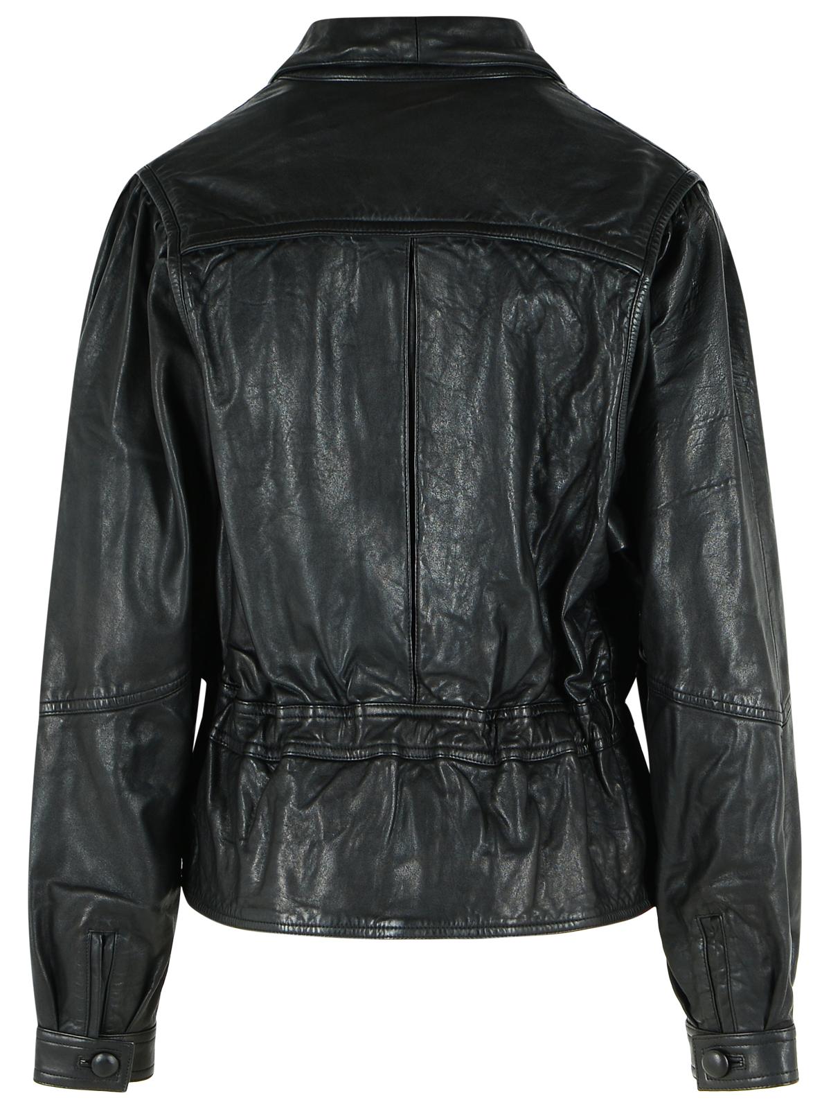 Isabel Marant 'Tressy' Black Leather Jacket Women ISABEL MARANT
