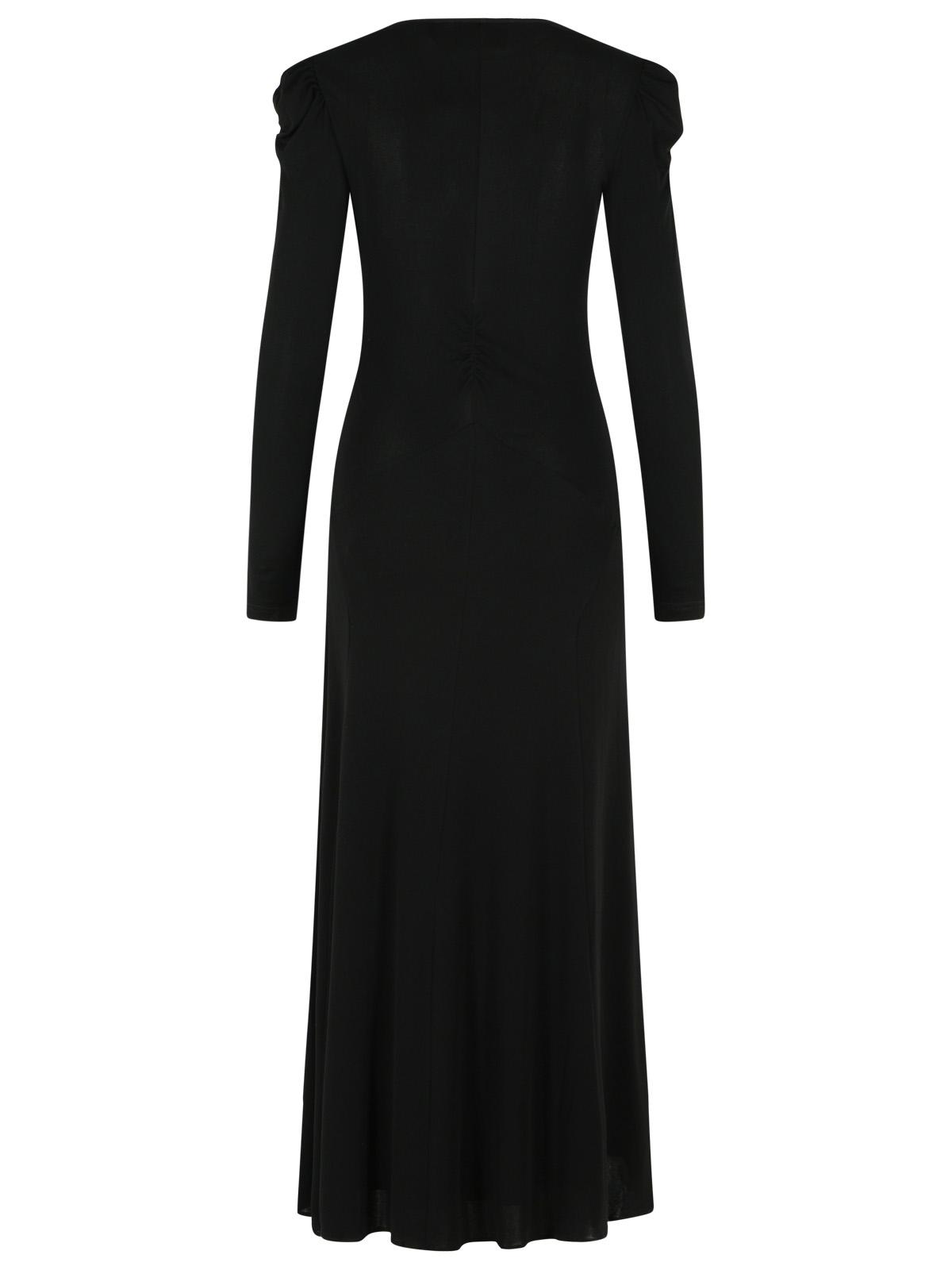 Isabel Marant 'Nejma' Black Viscose Dress Women ISABEL MARANT