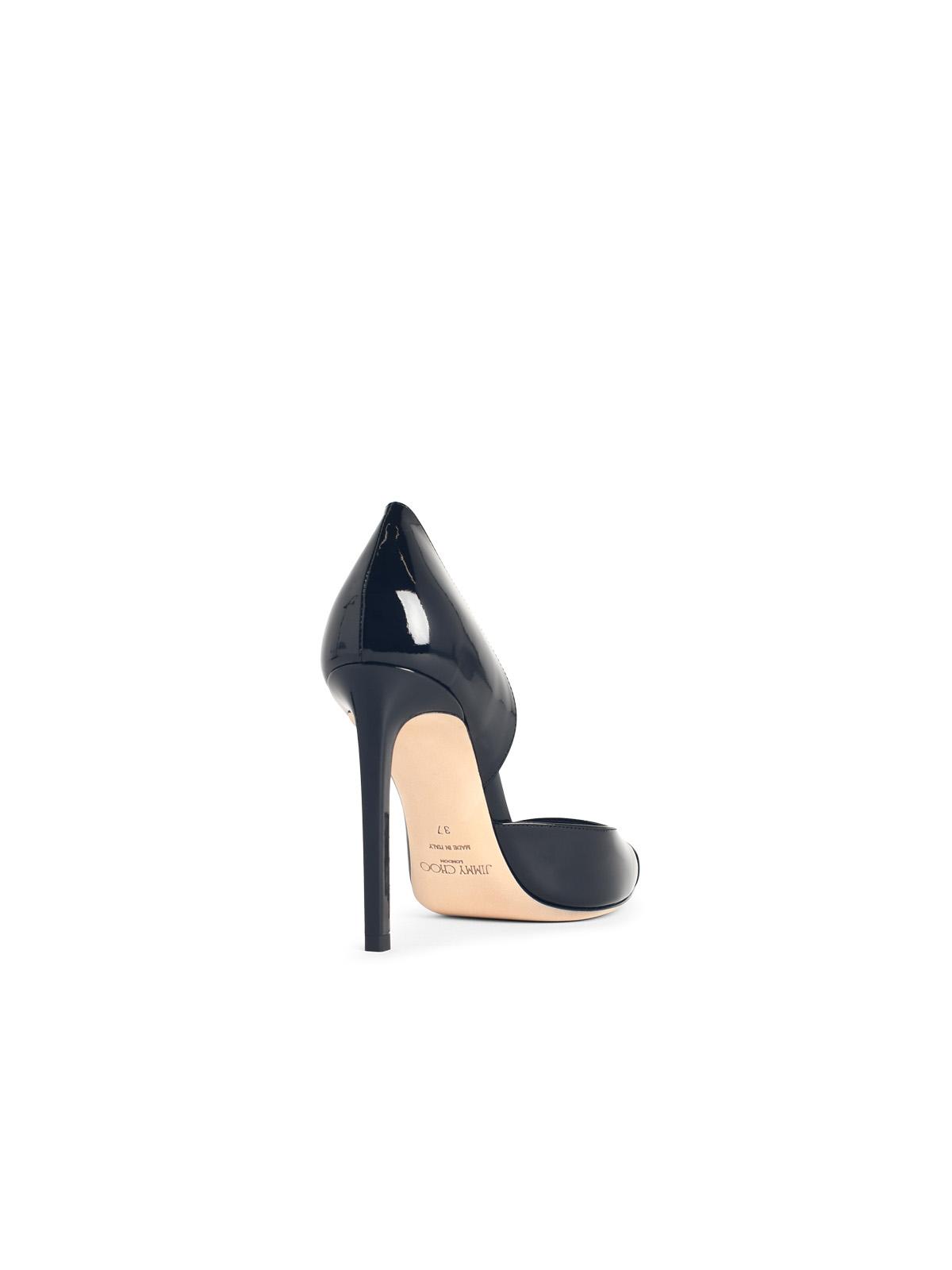 Jimmy Choo 'Brigitte 100' Black Patent Leather Pumps Women JIMMY CHOO